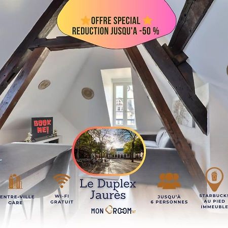 Le Duplex Jaures - Coeur De Ville - Mon Groom Troyes Dış mekan fotoğraf